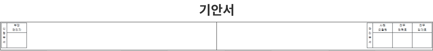 기안서